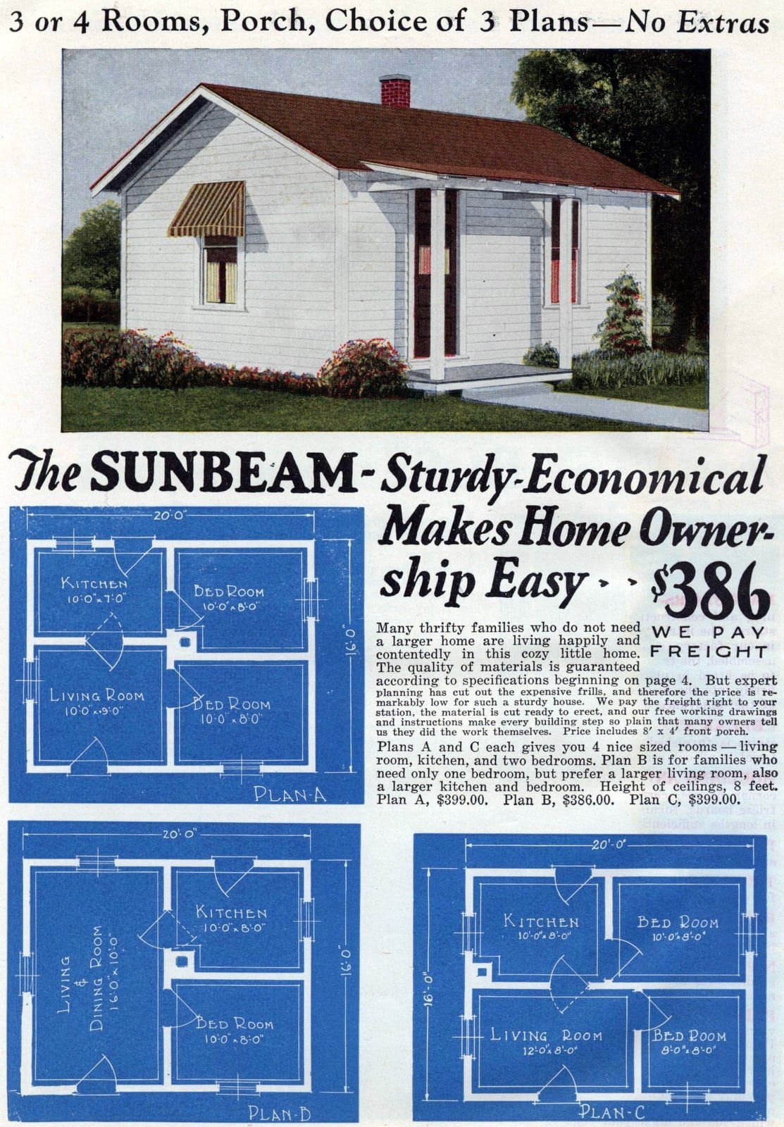 1920s House Plans 74 Charming Vintage Designs That Shaped American Homes Click Americana