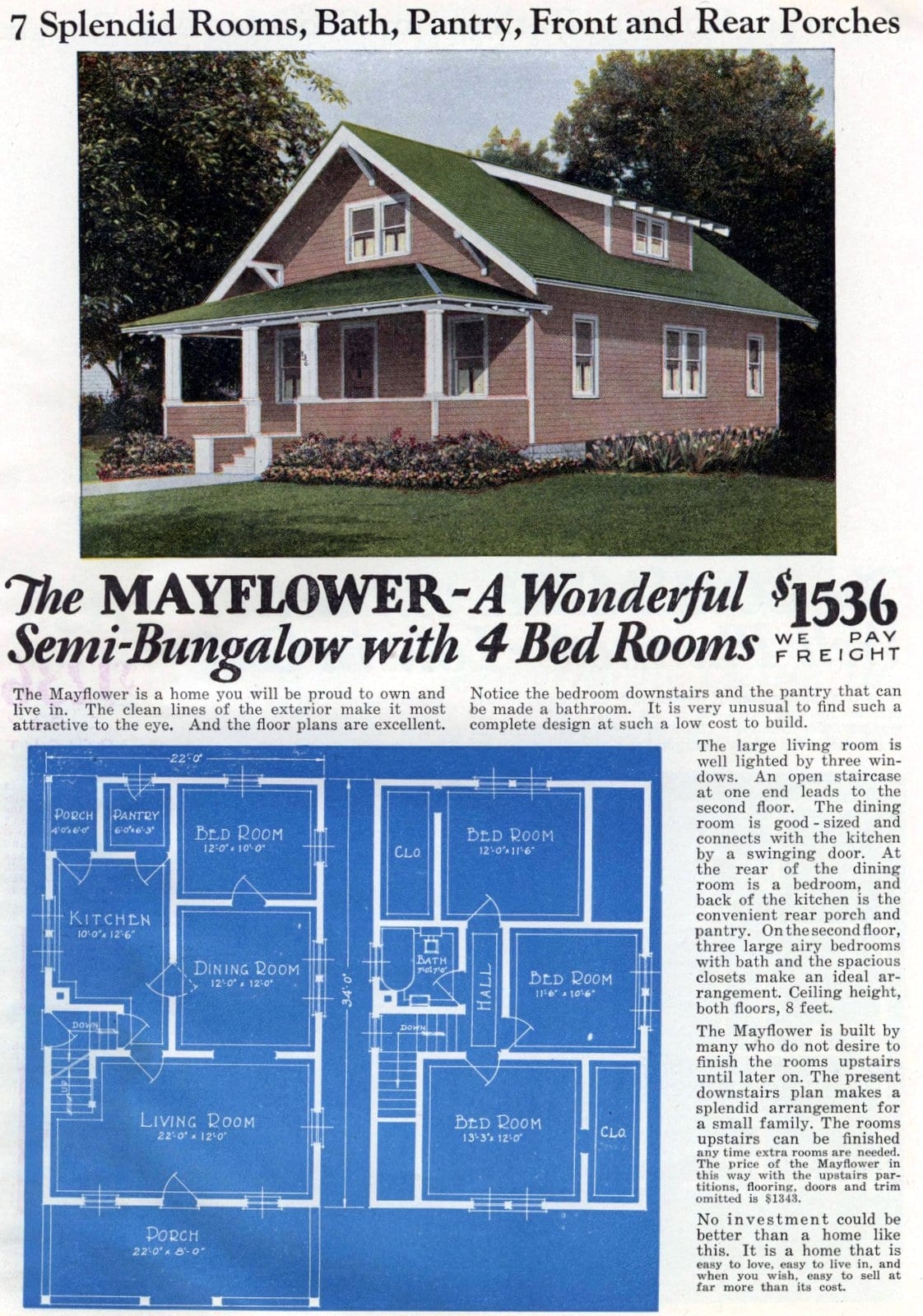 1920s House Plans 74 Charming Vintage Designs That Shaped American Homes Click Americana