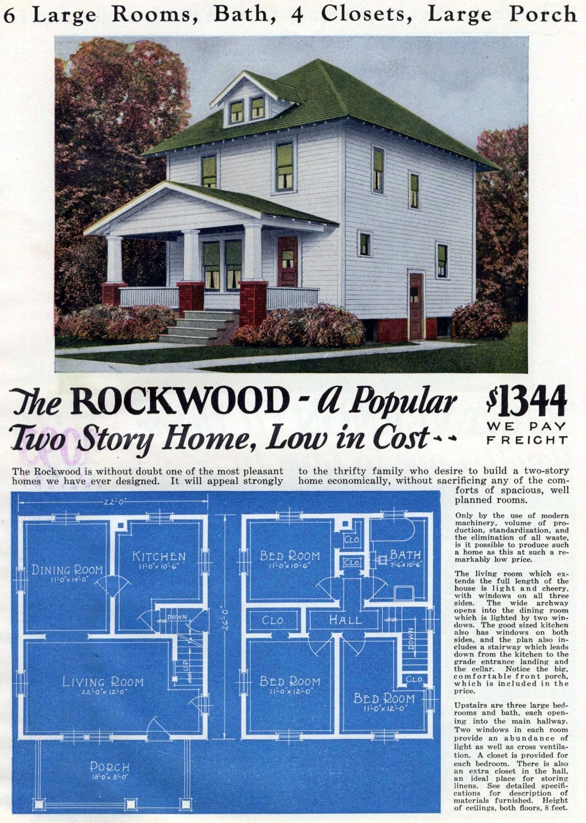 1920s House Plans 74 Charming Vintage Designs That Shaped American Homes Click Americana