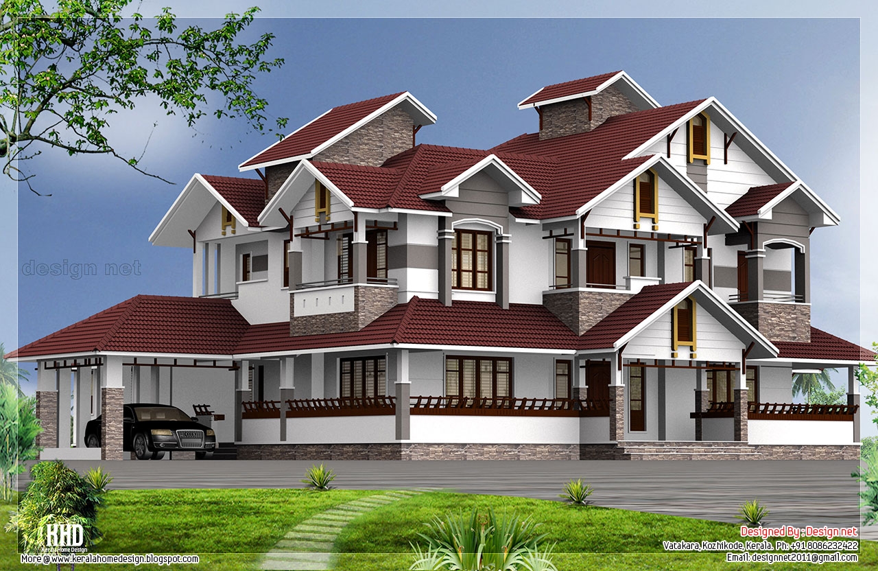 6 Bedroom Model House Plans