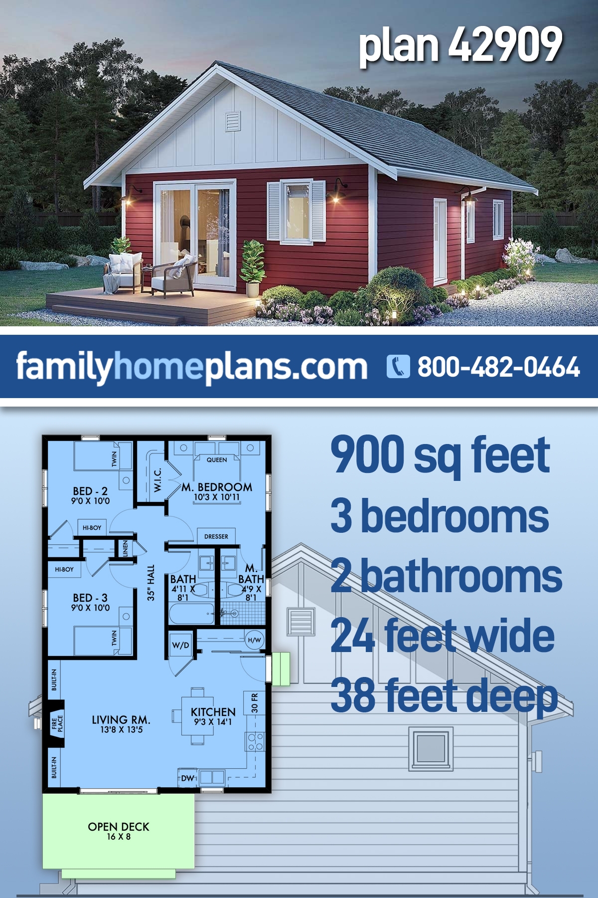 Affordable Build Plan With Rectangular Floor Plan