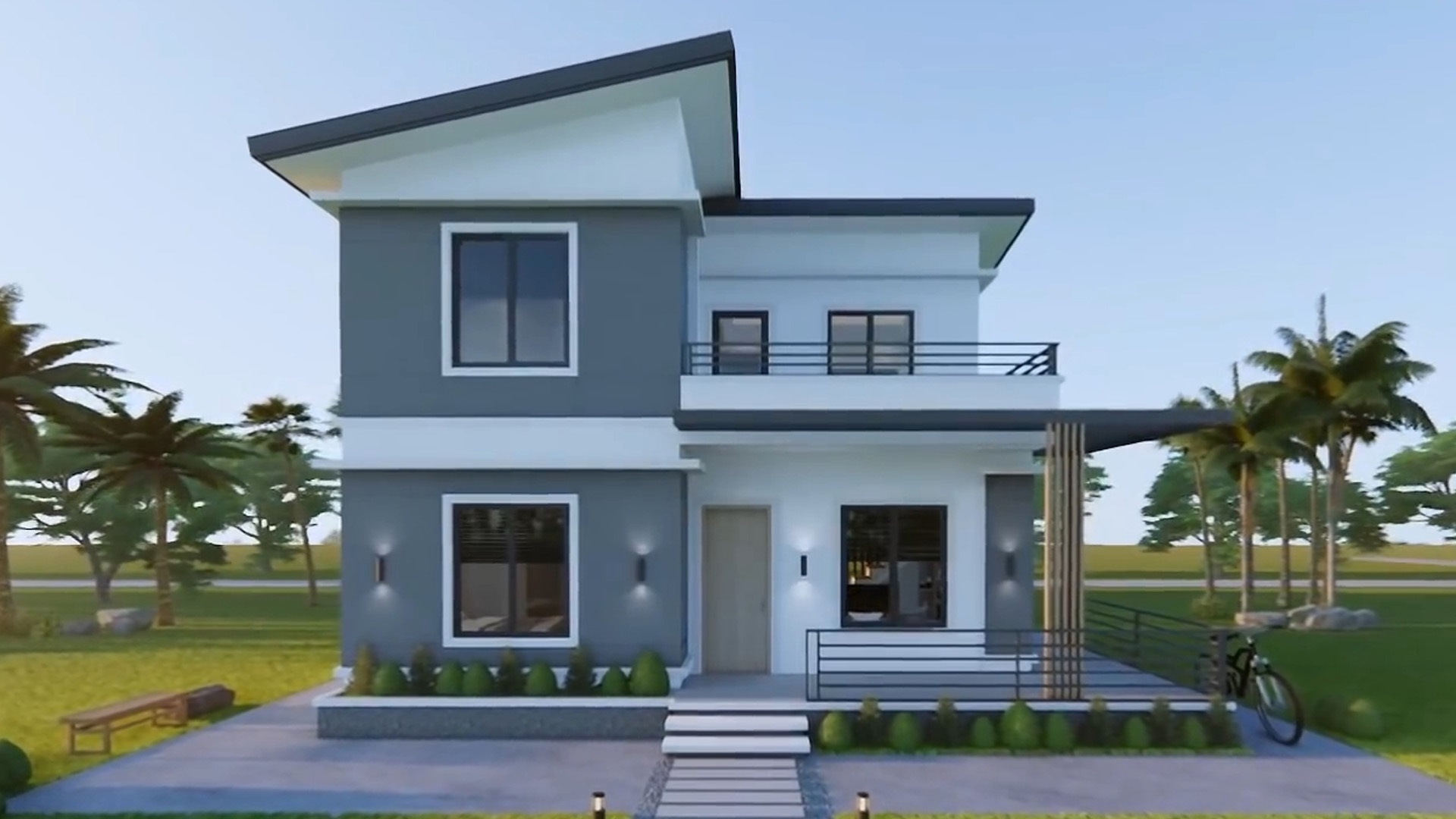 House Design 2 Storey 8 50m X 10m 85 Sqm 4 Bedrooms House Plans 3D House Design 2 Storey 8 50m X 10m 85 Sqm 4 Bedrooms House Plans 3D