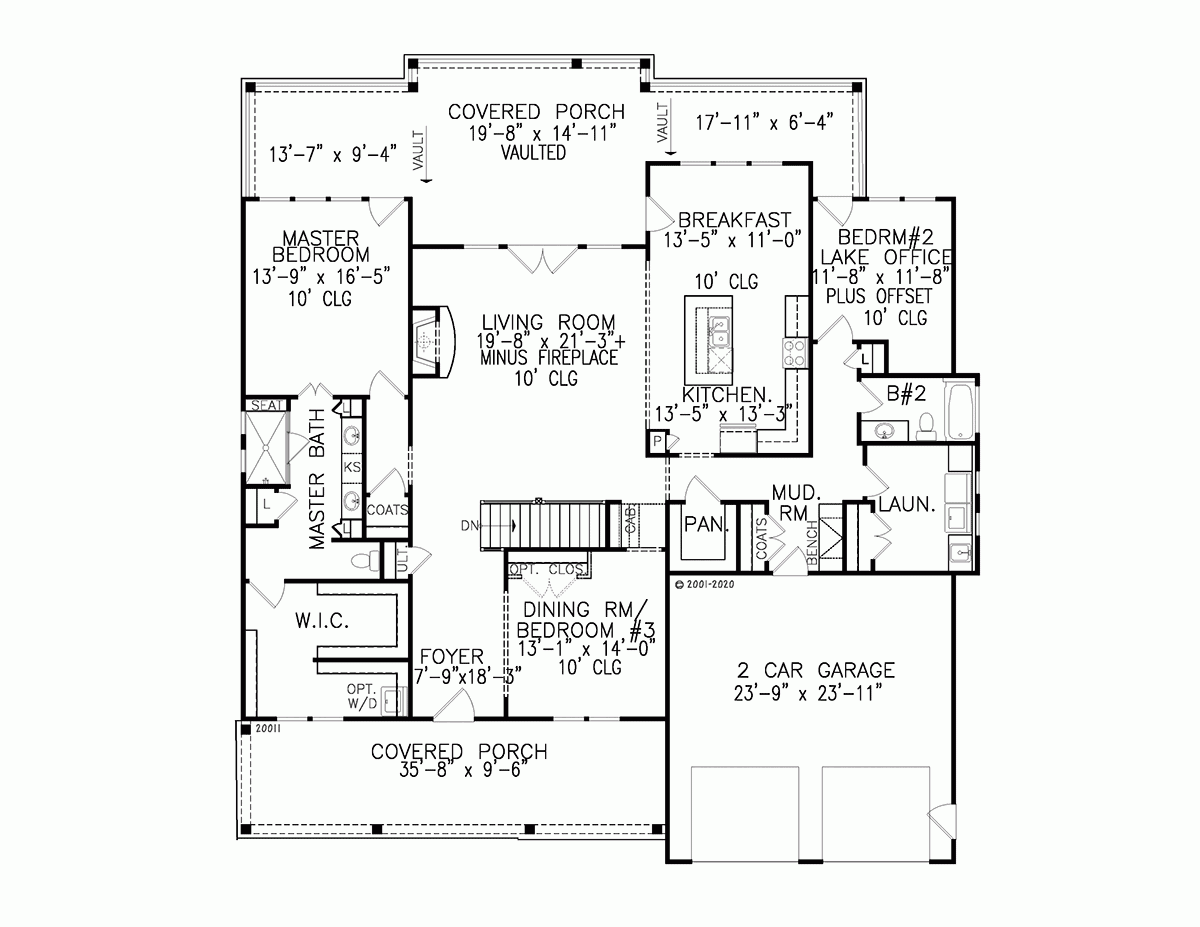 House Plan 80740 Ranch Style With 2342 Sq Ft 3 Bed 2 Bath House Plan 80740 Ranch Style With 2342 Sq Ft 3 Bed 2 Bath