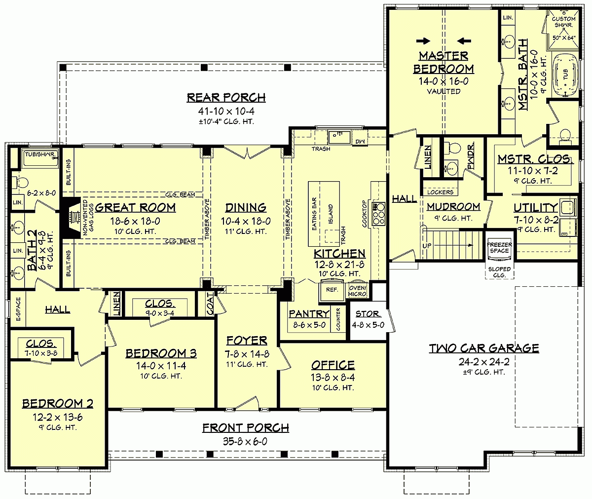 House Plans With Home Office Spaces