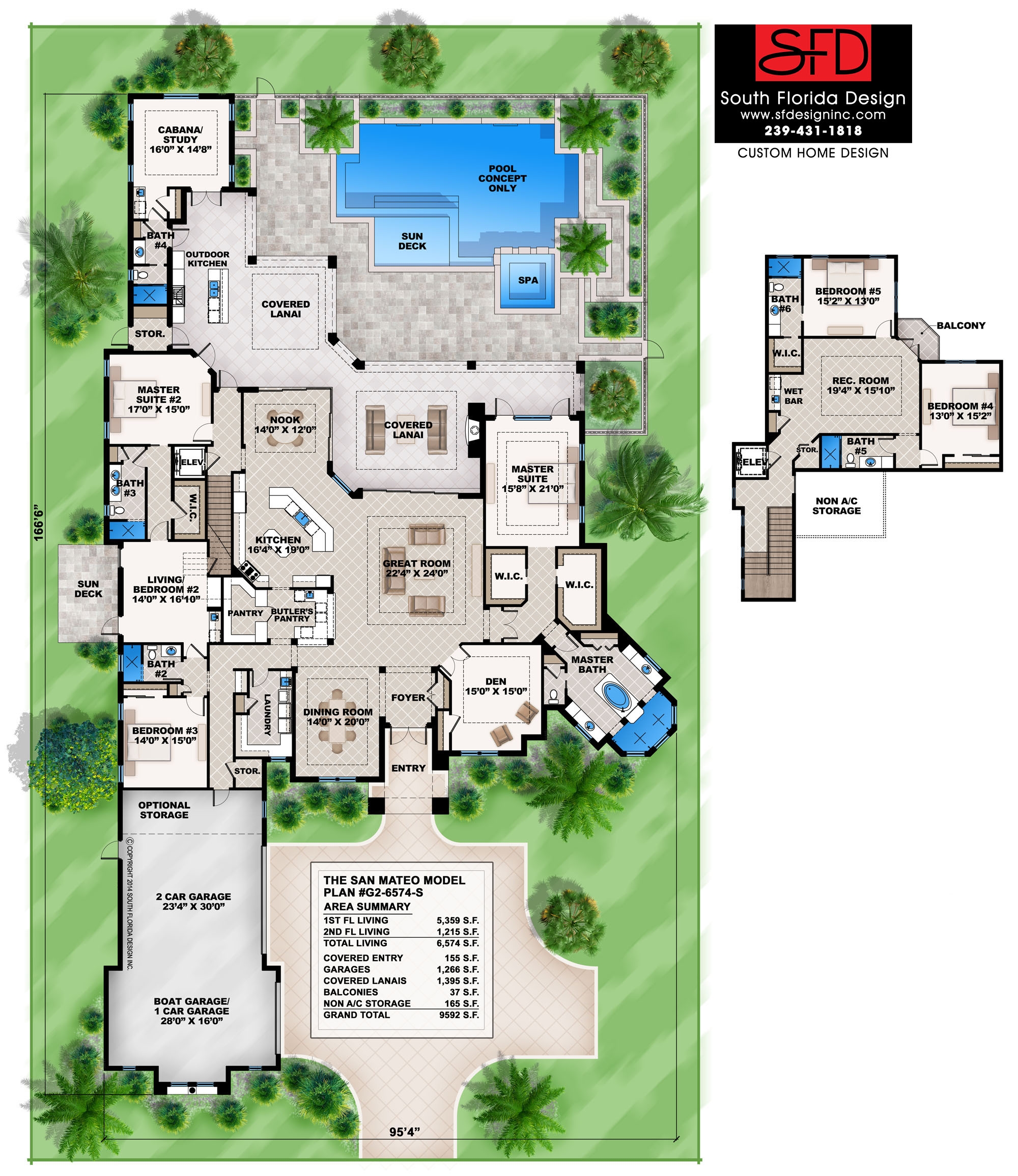 South Florida Design Mediterranean 6 Bedroom House Plan South Florida Design