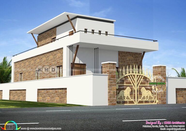 Tamilnadu Style Single Floor 2 Bedroom House Plan Kerala Home Design And Floor Plans 10K Dream Houses
