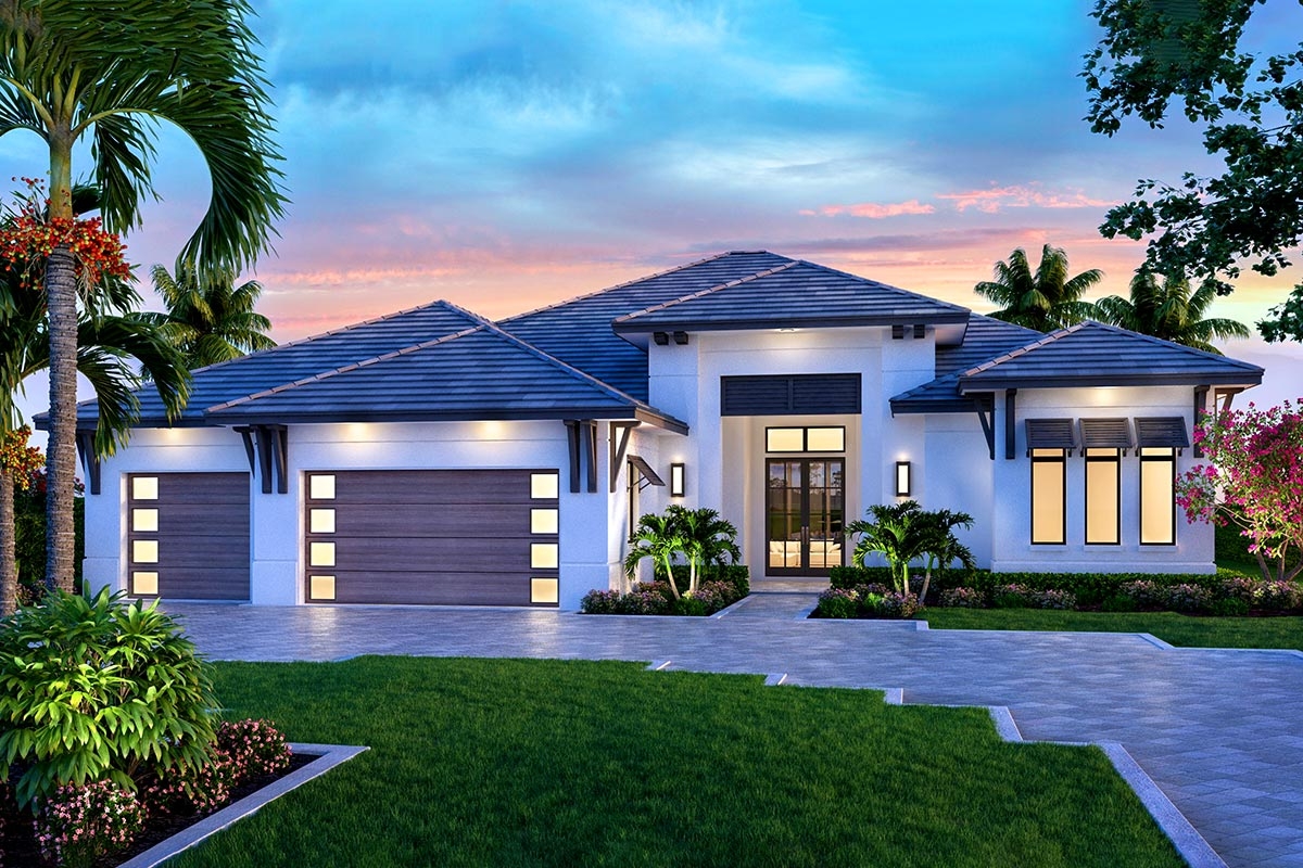 Transitional Coastal Home Plan With 3 Or 4 Bedrooms 2964 Sq Ft 86104BW Architectural Designs House Plans Transitional Coastal Home Plan With 3 Or 4 Bedrooms 2964 Sq Ft 86104BW Architectural Designs House Plans