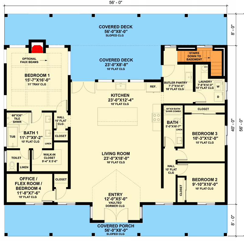 3 Bedroom One Floor House Plans 3 Bedroom One Floor House Plans