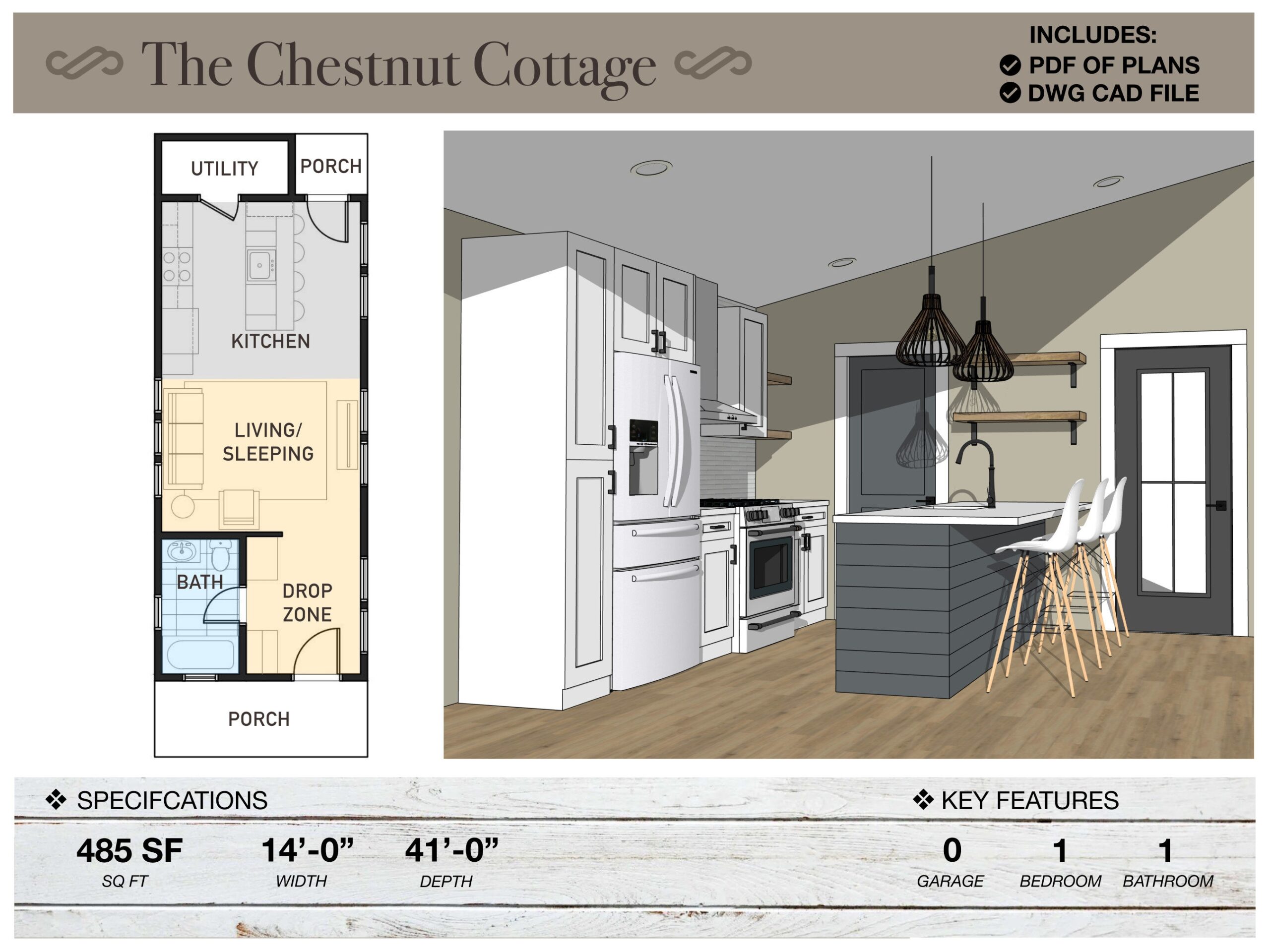 16x30 House Plan Etsy
