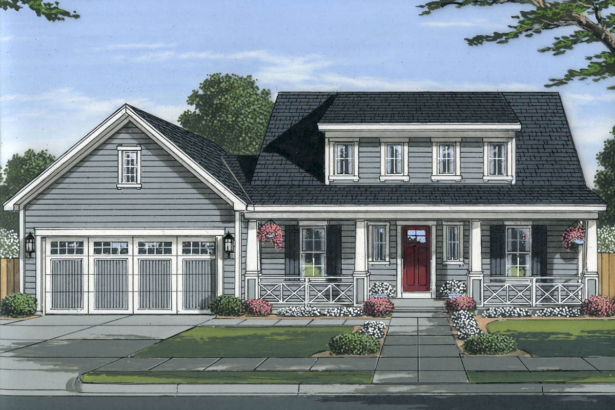 1760 Cape Cod Cottage House Plan With 3 Bedrooms 39035ST Architectural Designs House Plans