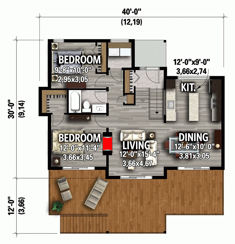 2 Bed Modern House Plan For Sloping Lot 980 Sq Ft 80780PM Architectural Designs House Plans 2 Bed Modern House Plan For Sloping Lot 980 Sq Ft 80780PM Architectural Designs House Plans