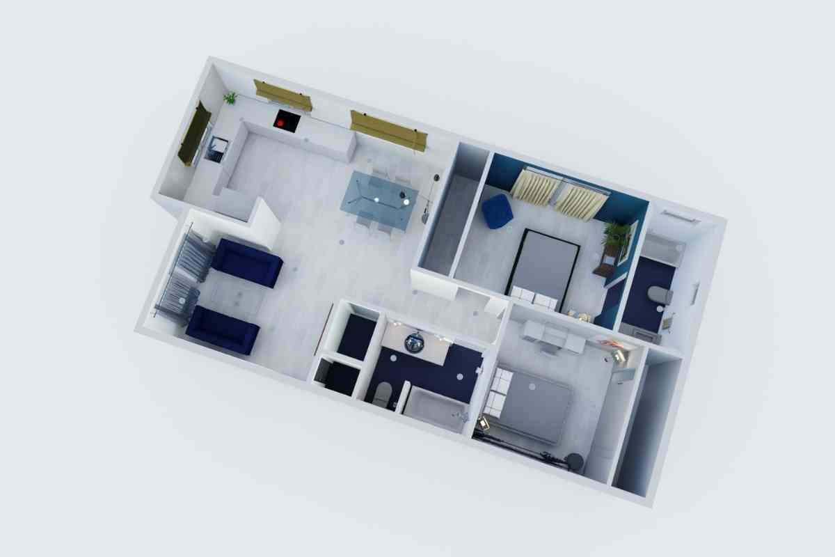 2 Bedroom 2 Bath ADUs Floor Plans SFbay ADU 2 Bedroom 2 Bath ADUs Floor Plans SFbay ADU