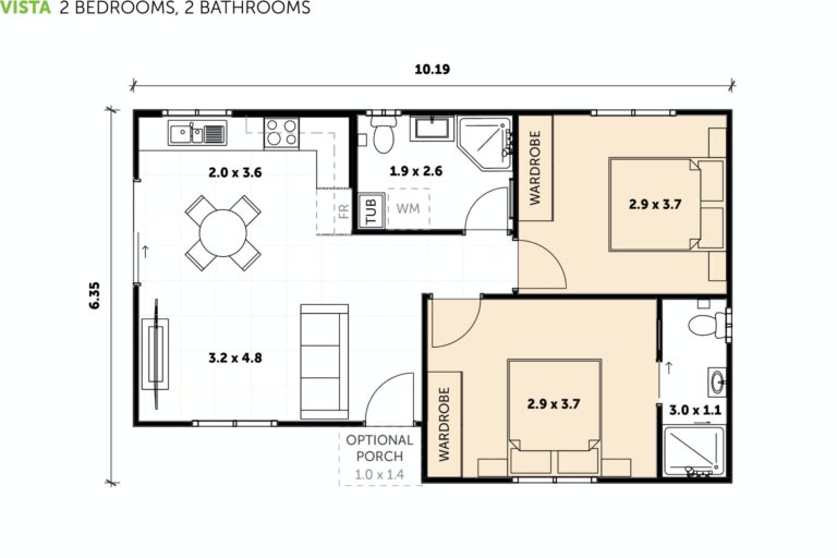 2 Bedroom Granny Flats Floor Plans Designs U0026 Builds