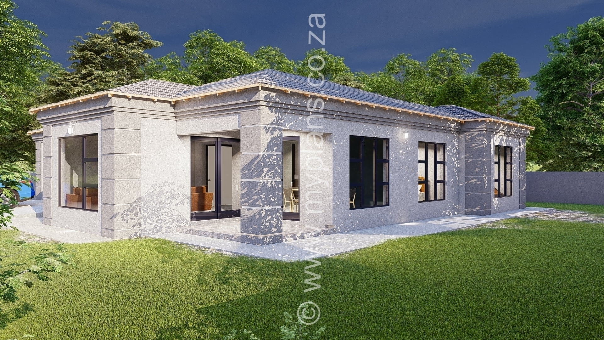 2 Bedroom House Plan BLA 107S My Building Plans South Africa 2 Bedroom House Plan BLA 107S My Building Plans South Africa