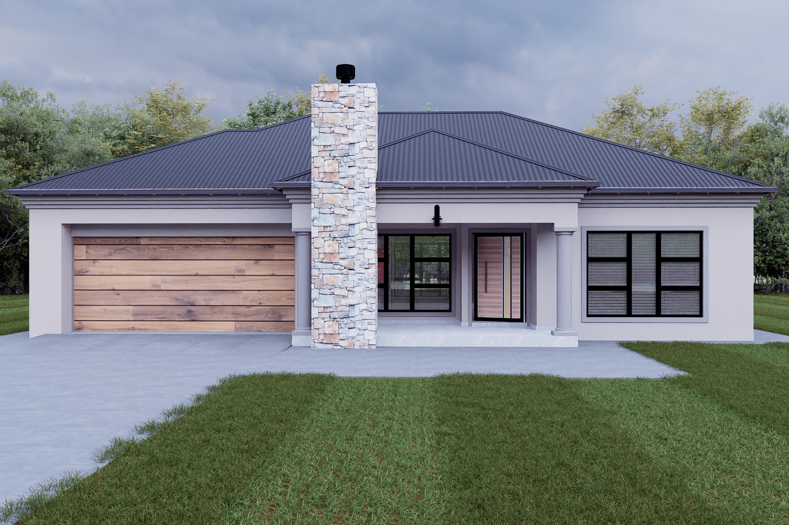 2 Bedroom House Plan MOB 2409 9 My Building Plans South Africa 2 Bedroom House Plan MOB 2409 9 My Building Plans South Africa