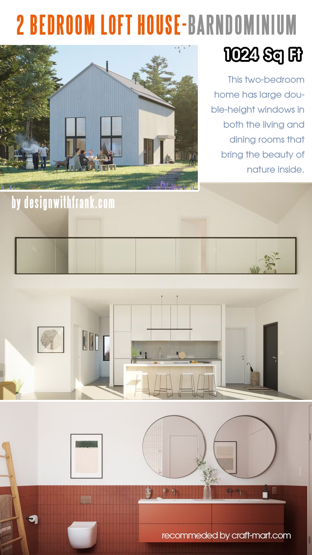 2 Bedroom LOFT House 2 Craft Mart