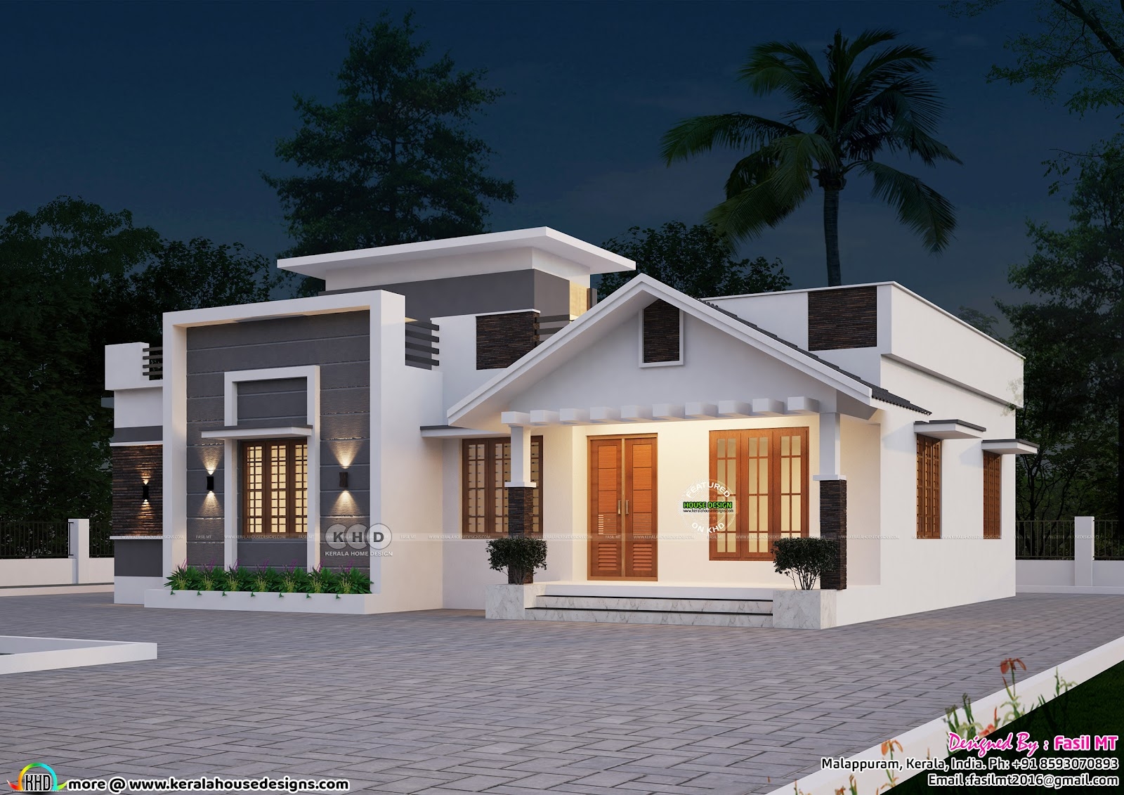 2 BHK Villa At Maharashtra Kerala Home Design And Floor Plans 