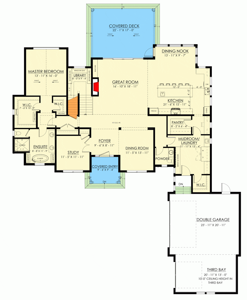 2 Story Transitional House Plan With Main Floor Master Bedroom Floor Plan Luxe Dreamer