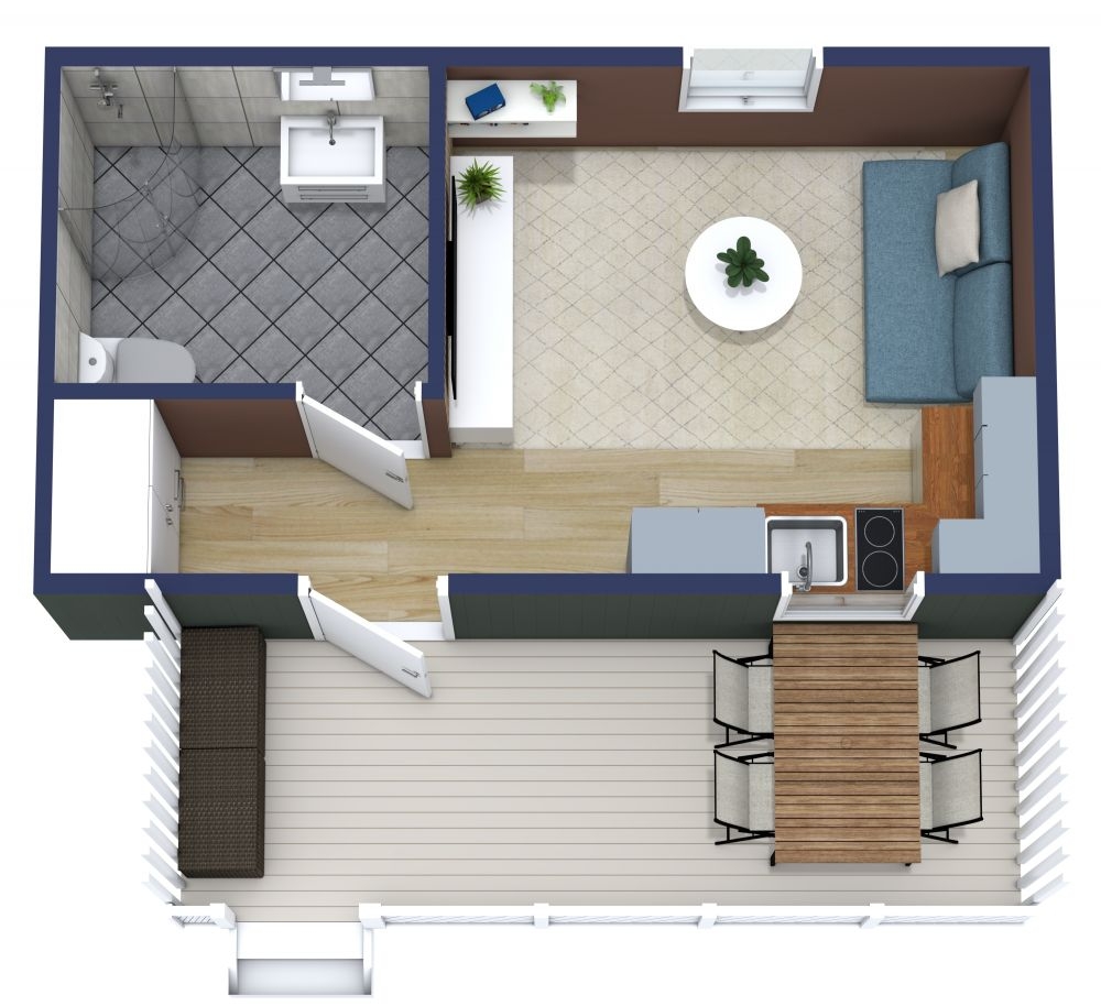 200 Sq Ft Tiny House Plan 200 Sq Ft Tiny House Plan