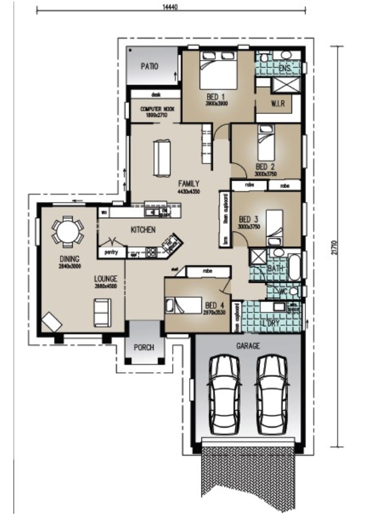 20m Lot Frontage 4 Bedroom Home Plans Richard Adams Homes 20m Lot Frontage 4 Bedroom Home Plans Richard Adams Homes