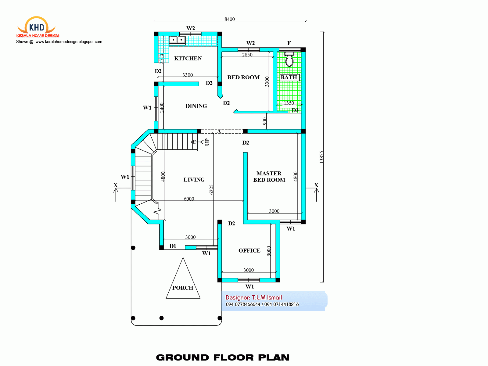 2300 Square Feet Free House Plan And Elevation Kerala Home 