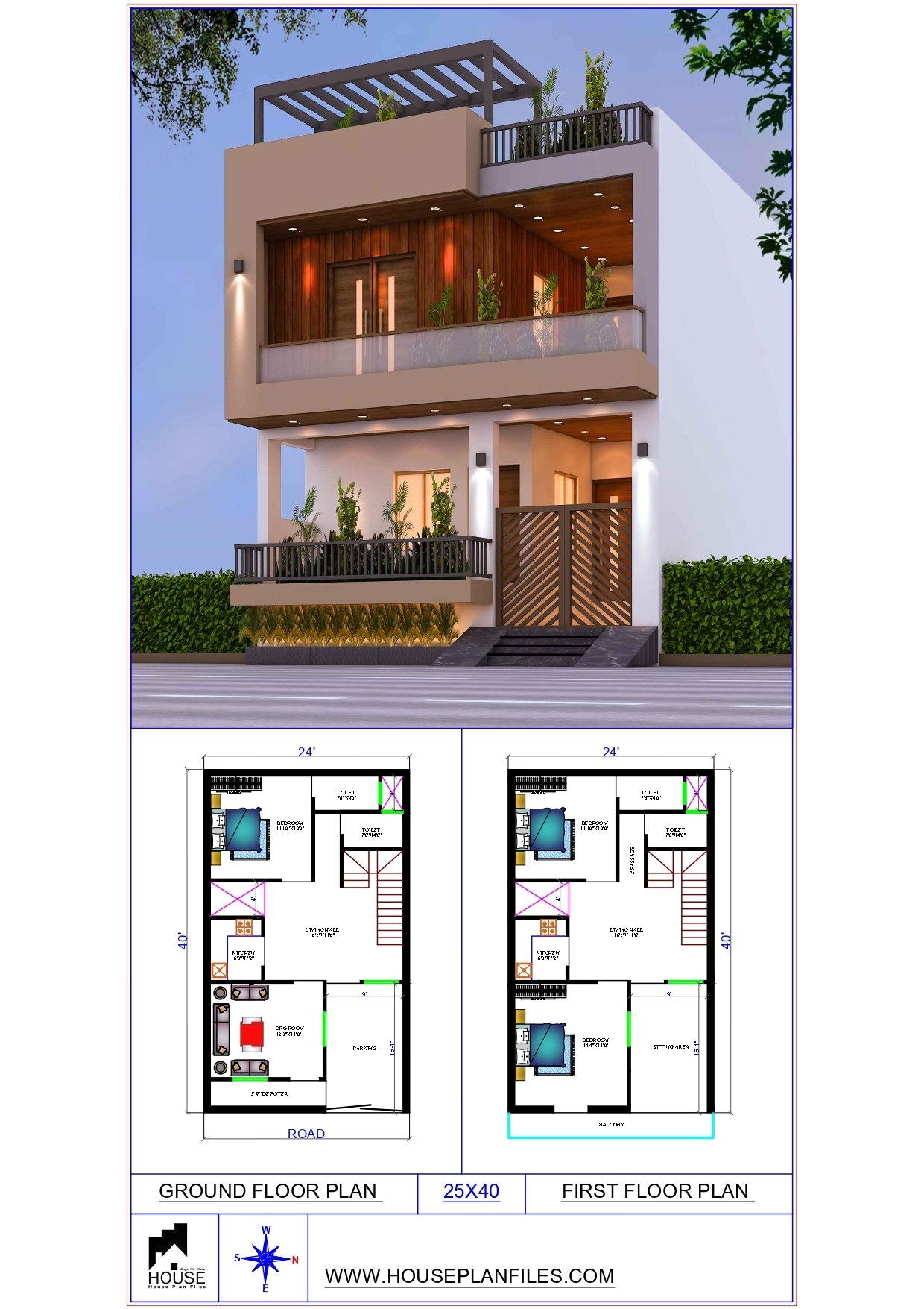 24 40 House Plan 3d House Plan Files 24 40 House Plan 3d House Plan Files