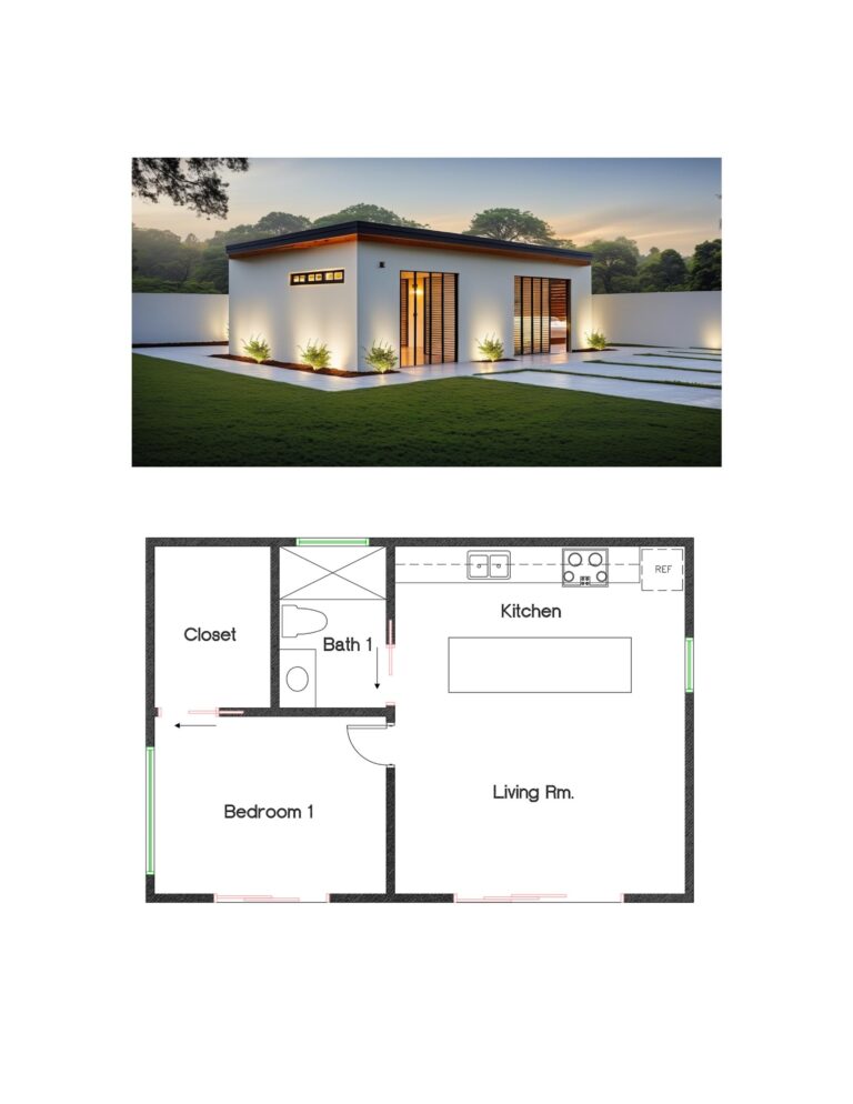 24 X 16 House Plans Etsy