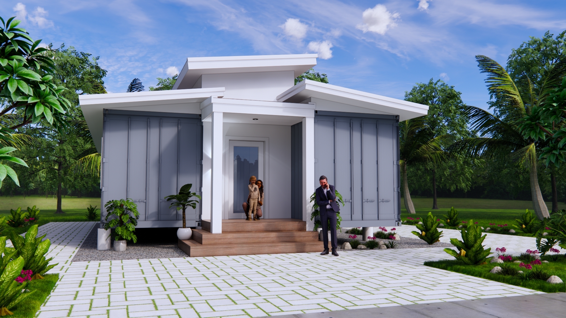 4 Bedroom Container House Plans