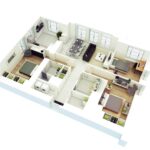 25 More 3 Bedroom 3D Floor Plans
