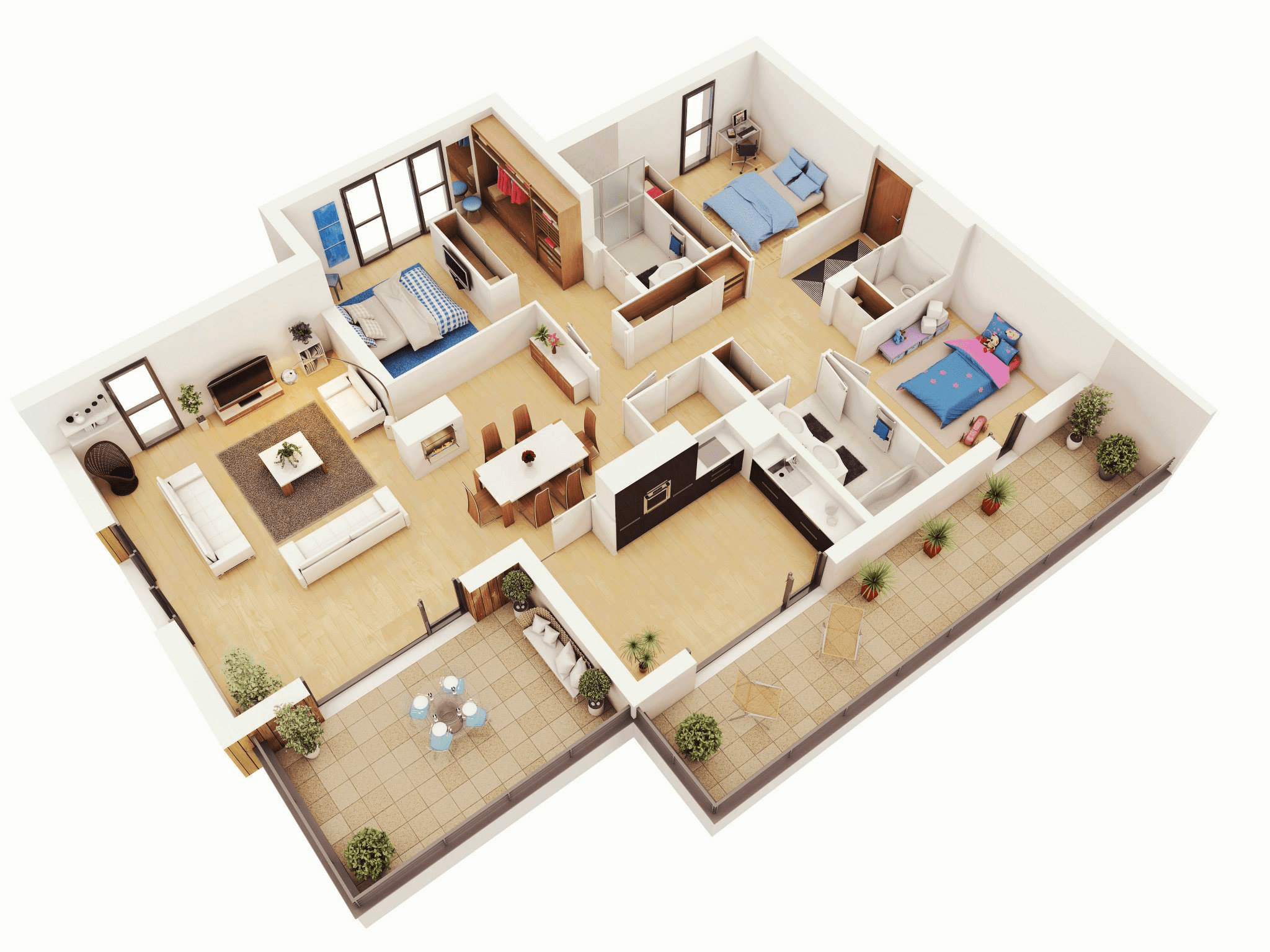 3 Bedroom Family House Floor Plans 3 Bedroom Family House Floor Plans