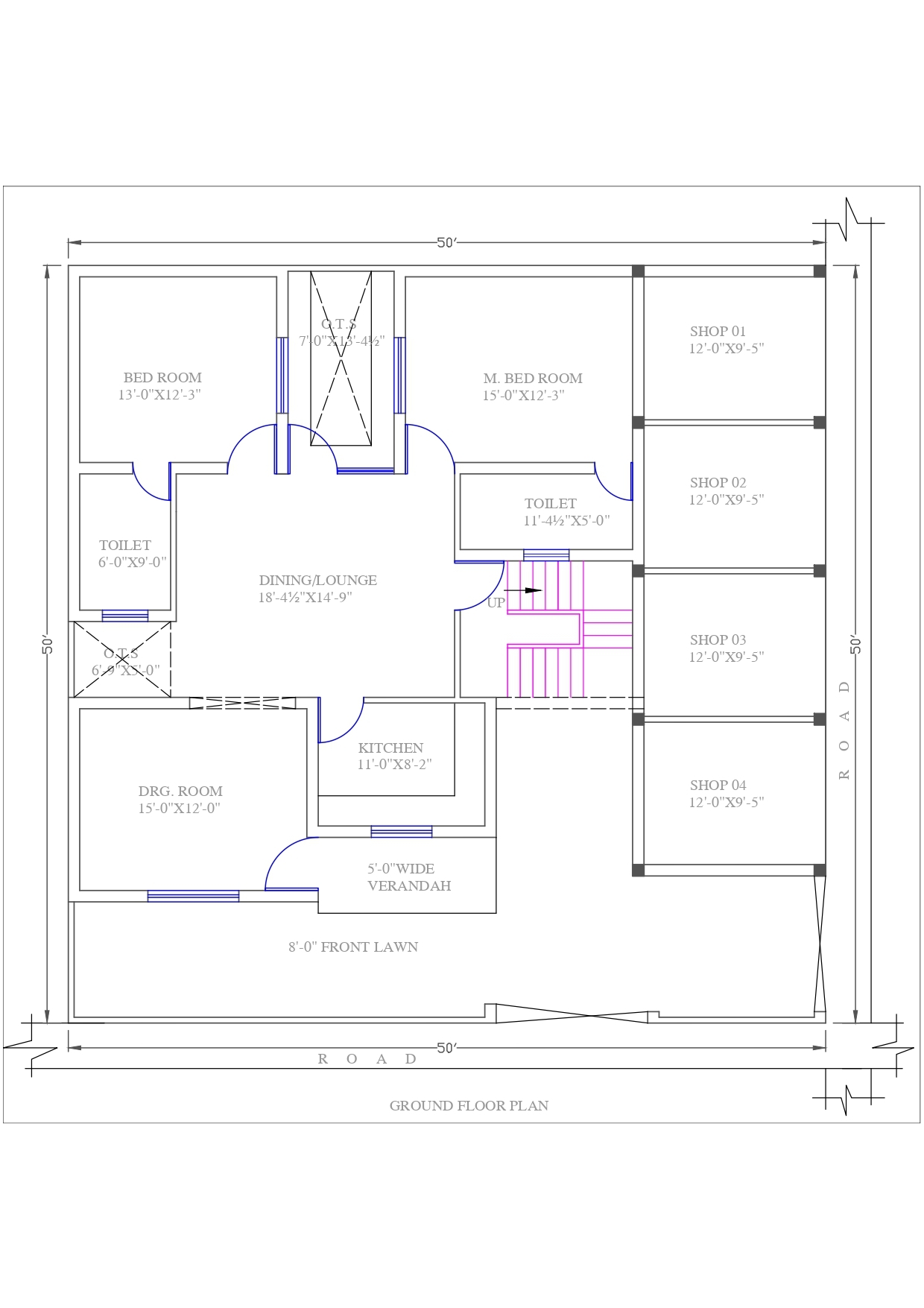 2500 House Plan And Design 50x50 House Plans And Elevation Designs Imagination Shaper