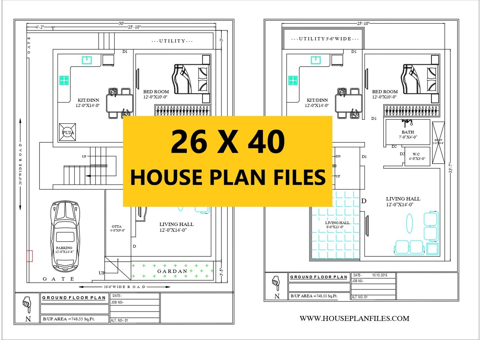 26 40 House Plan House Plan Files 26 40 House Plan House Plan Files
