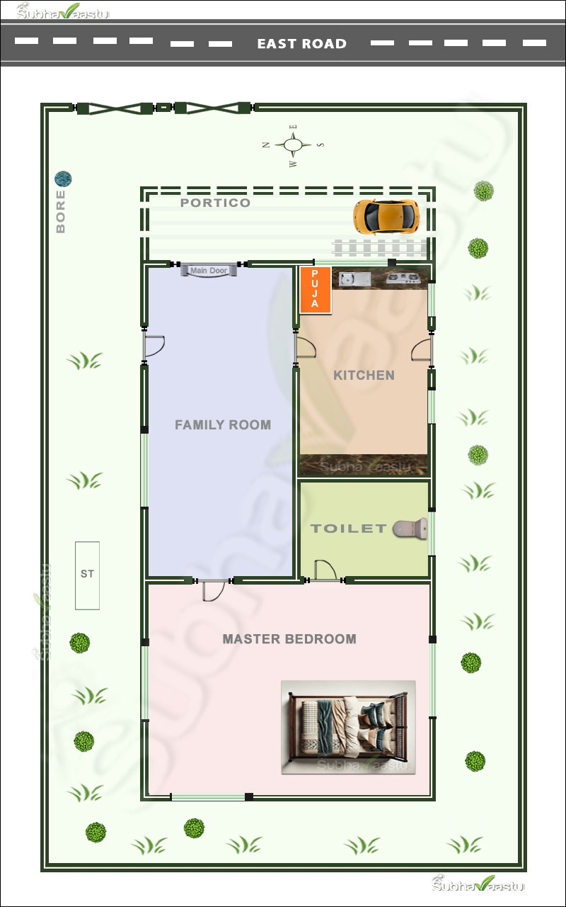 1 Bedroom House Plans In Tamilnadu
