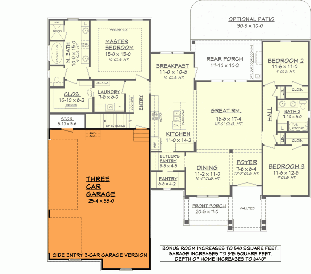 3 Bed Contemporary Craftsman With Bonus Over Garage 2073 Sq Ft 51755HZ Architectural Designs House Plans 3 Bed Contemporary Craftsman With Bonus Over Garage 2073 Sq Ft 51755HZ Architectural Designs House Plans