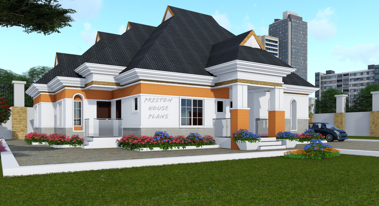 3 Bedroom Family Bungalow Preston House Plans