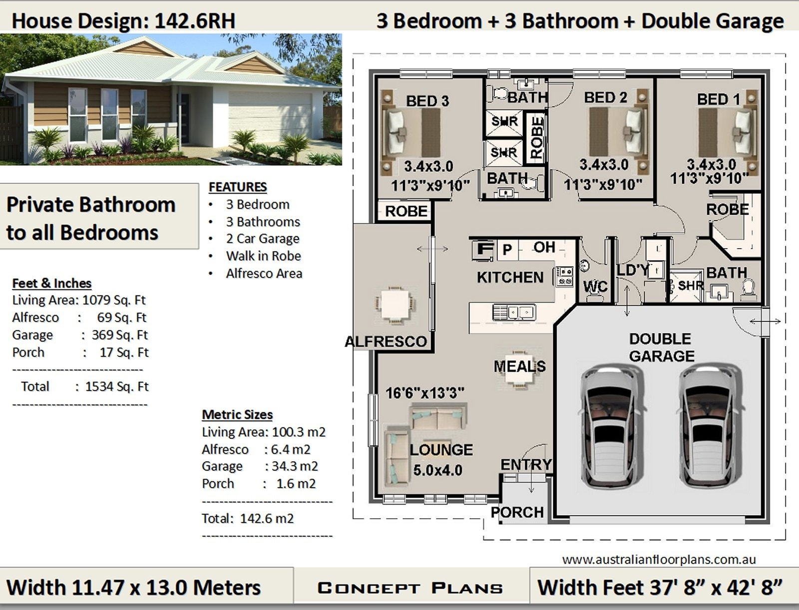 Plan Of Three Bedroom House Plan Of Three Bedroom House