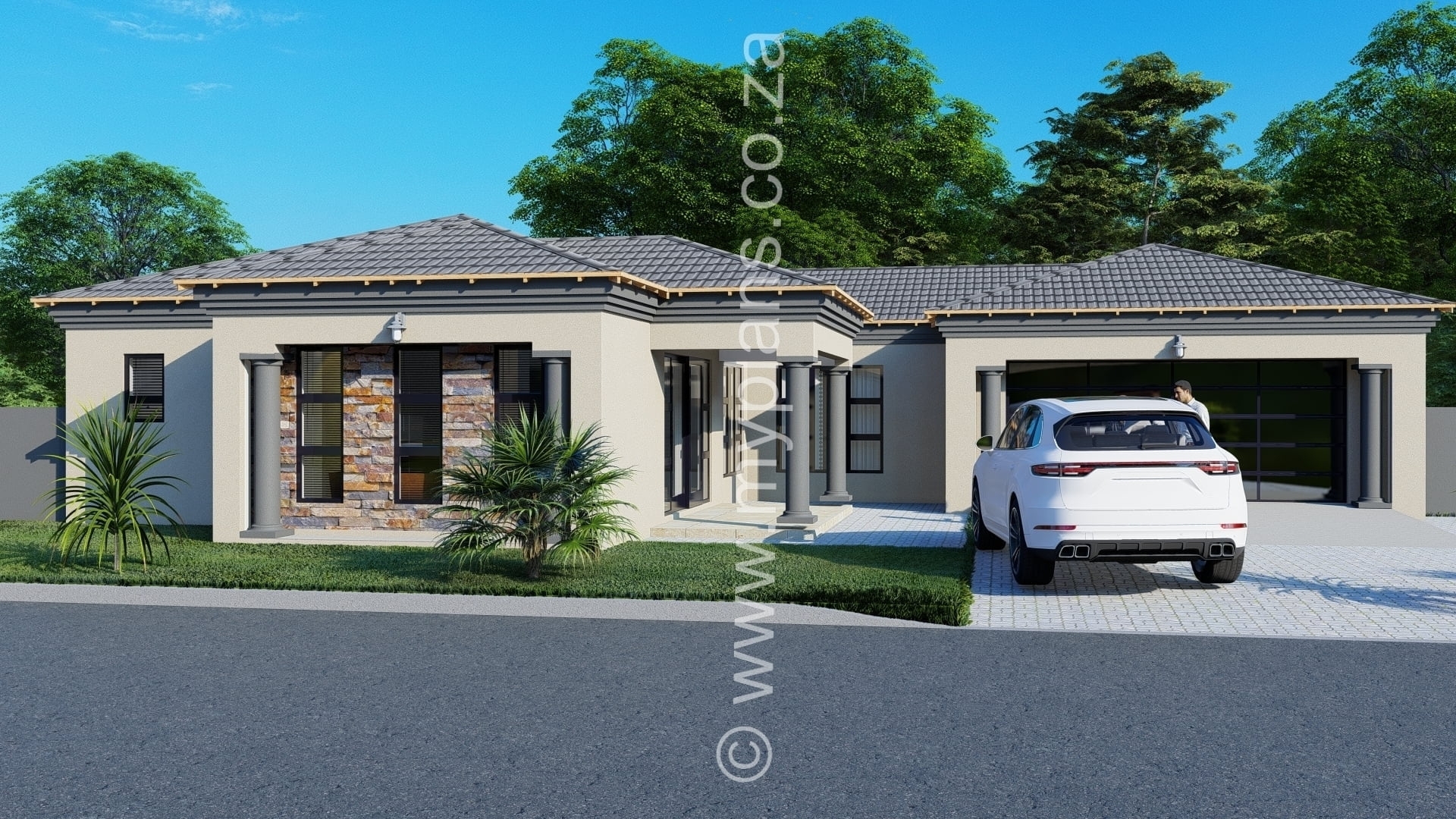3 Bedroom House Plan MLB 008 1S My Building Plans South Africa 3 Bedroom House Plan MLB 008 1S My Building Plans South Africa