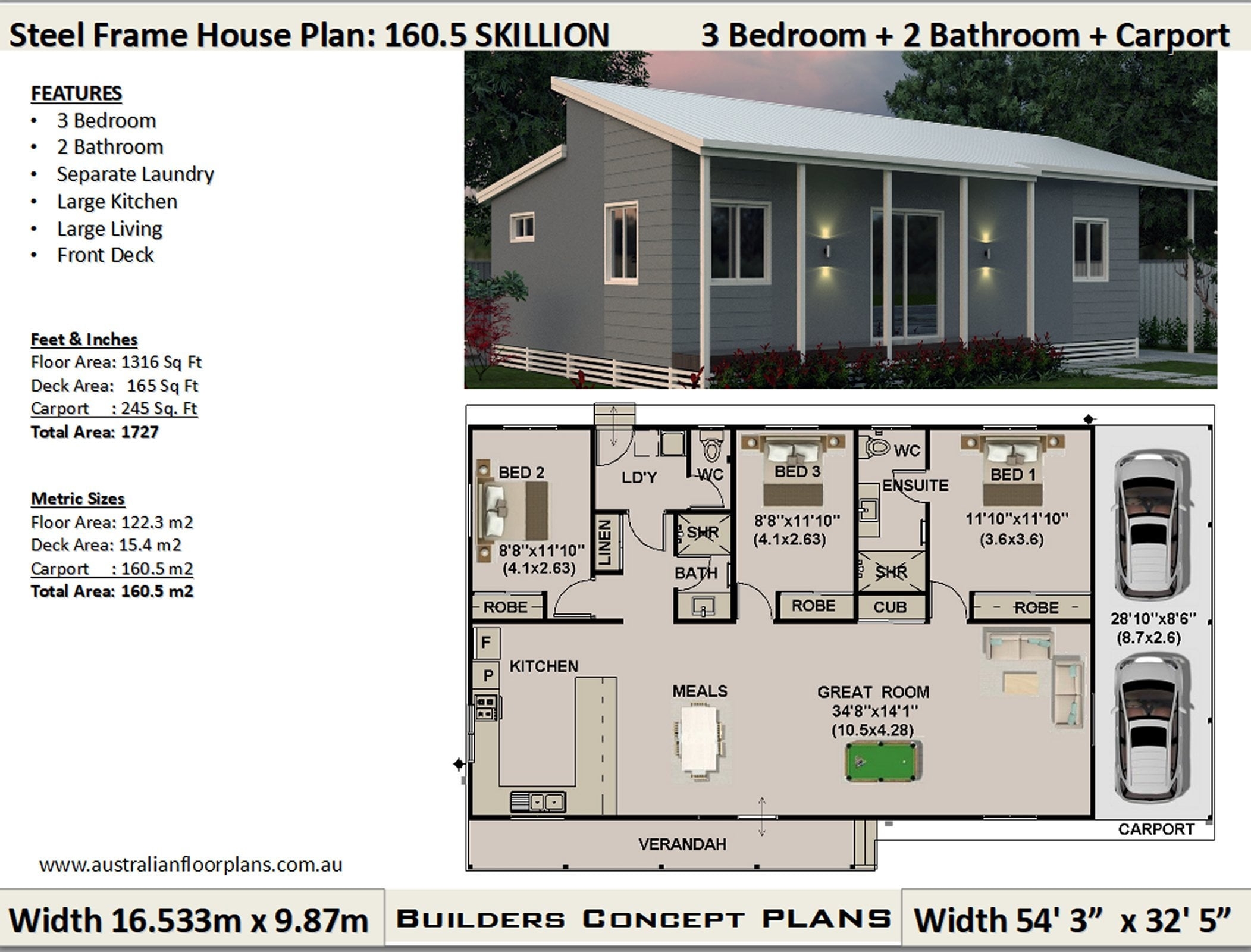 3 Bedroom House Plan Size 122 3 M2 1316 Sq Foot 3 Bed Small U0026 Tiny Home living Skillion Roof Design Hillside House Plans Etsy 3 Bedroom House Plan Size 122 3 M2 1316 Sq Foot 3 Bed Small U0026 Tiny Home living Skillion Roof Design Hillside House Plans Etsy