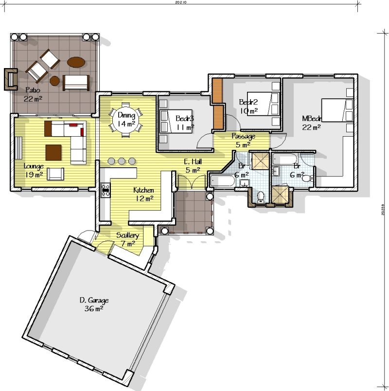 3 Bedroom House Plan With Photos House Design Ideas Nethouseplans