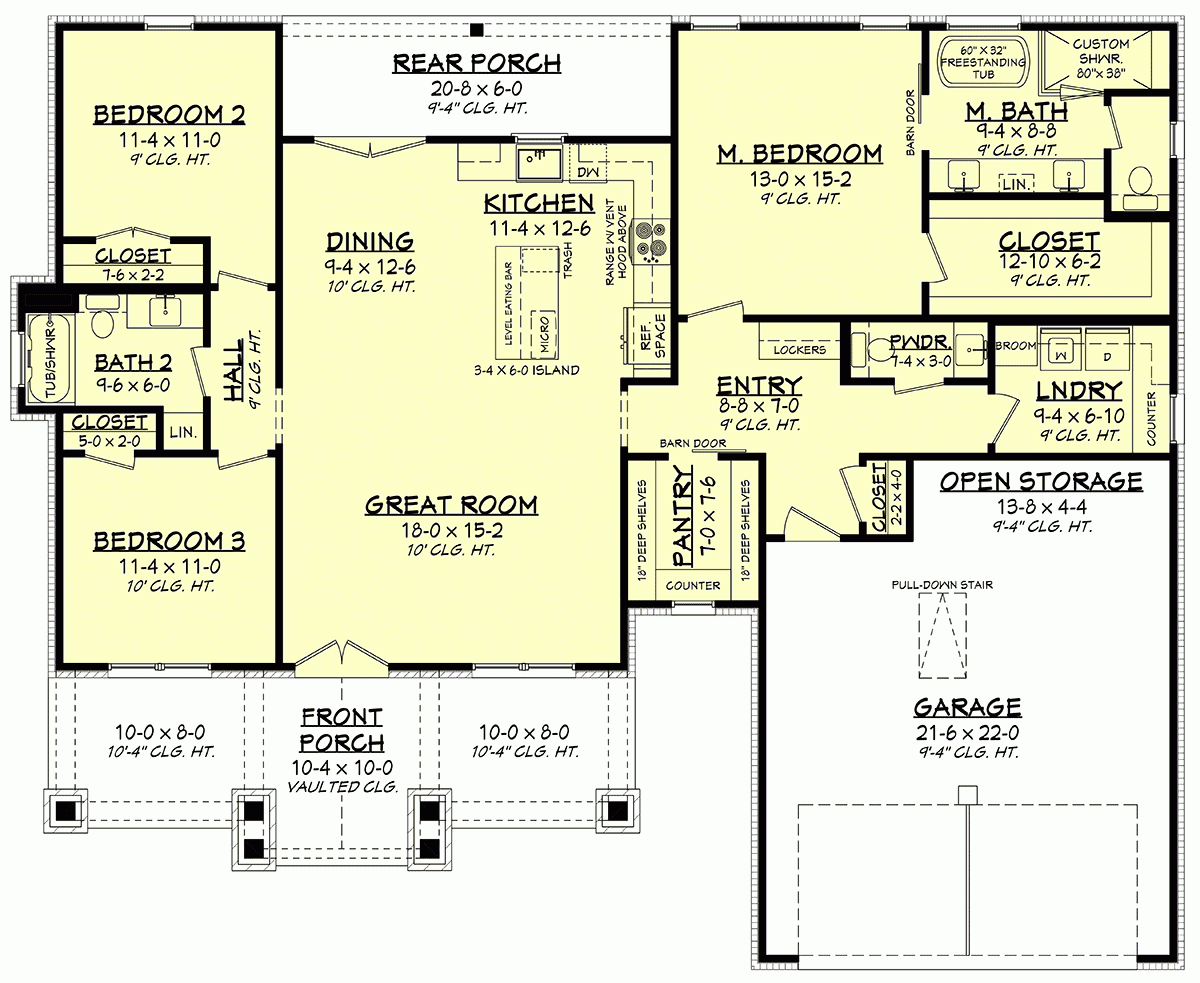 3 Bedroom House Plans