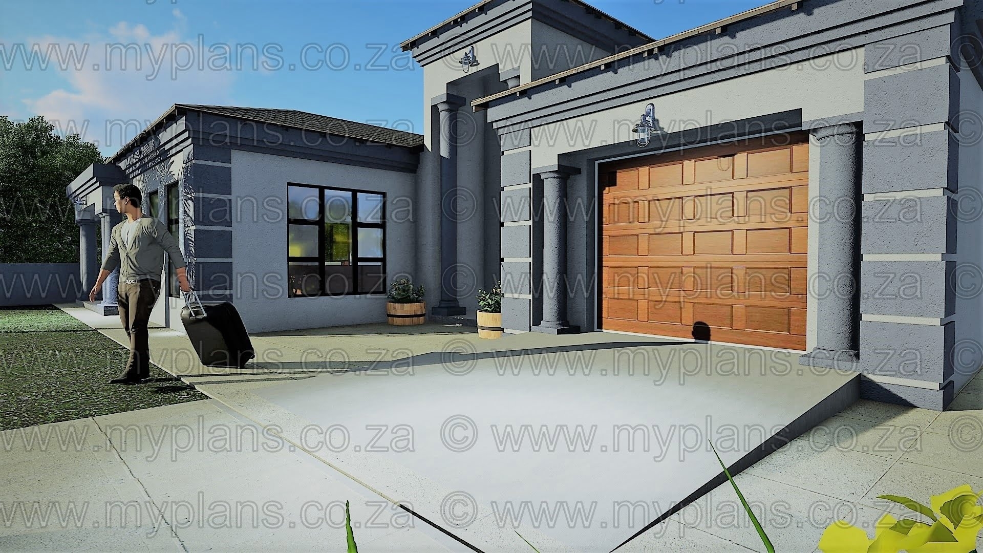 3 Bedroom House Plans BLA 021 7S My Building Plans South Africa 3 Bedroom House Plans BLA 021 7S My Building Plans South Africa