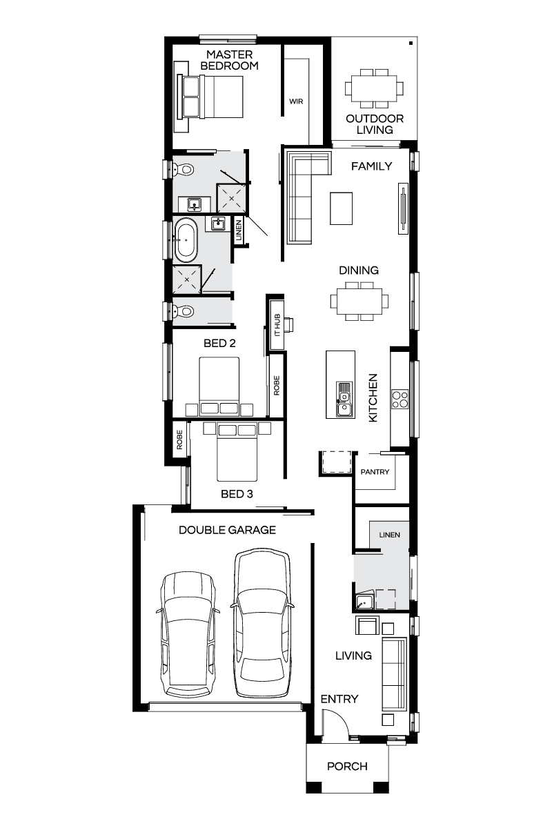 3 Bedroom House Plans Coral Homes