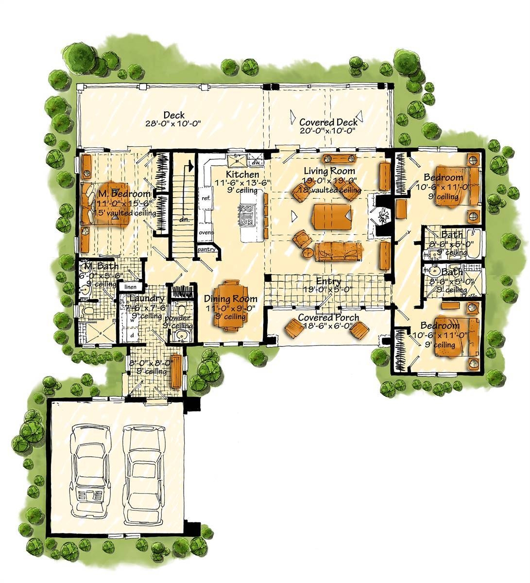 3 Bedroom House Plan Images 3 Bedroom House Plan Images