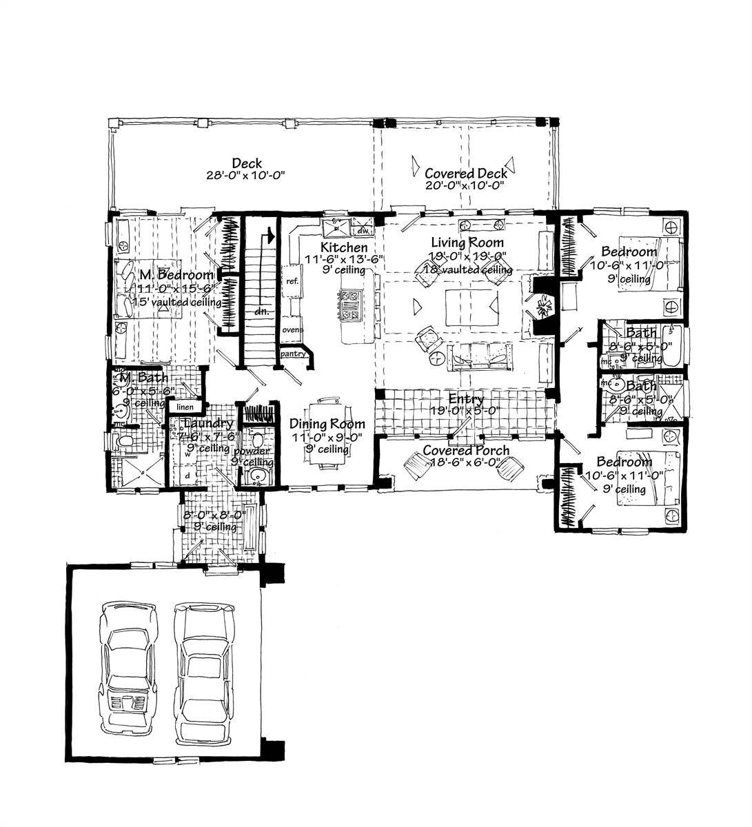 Ranch House Plans 3 Bedroom