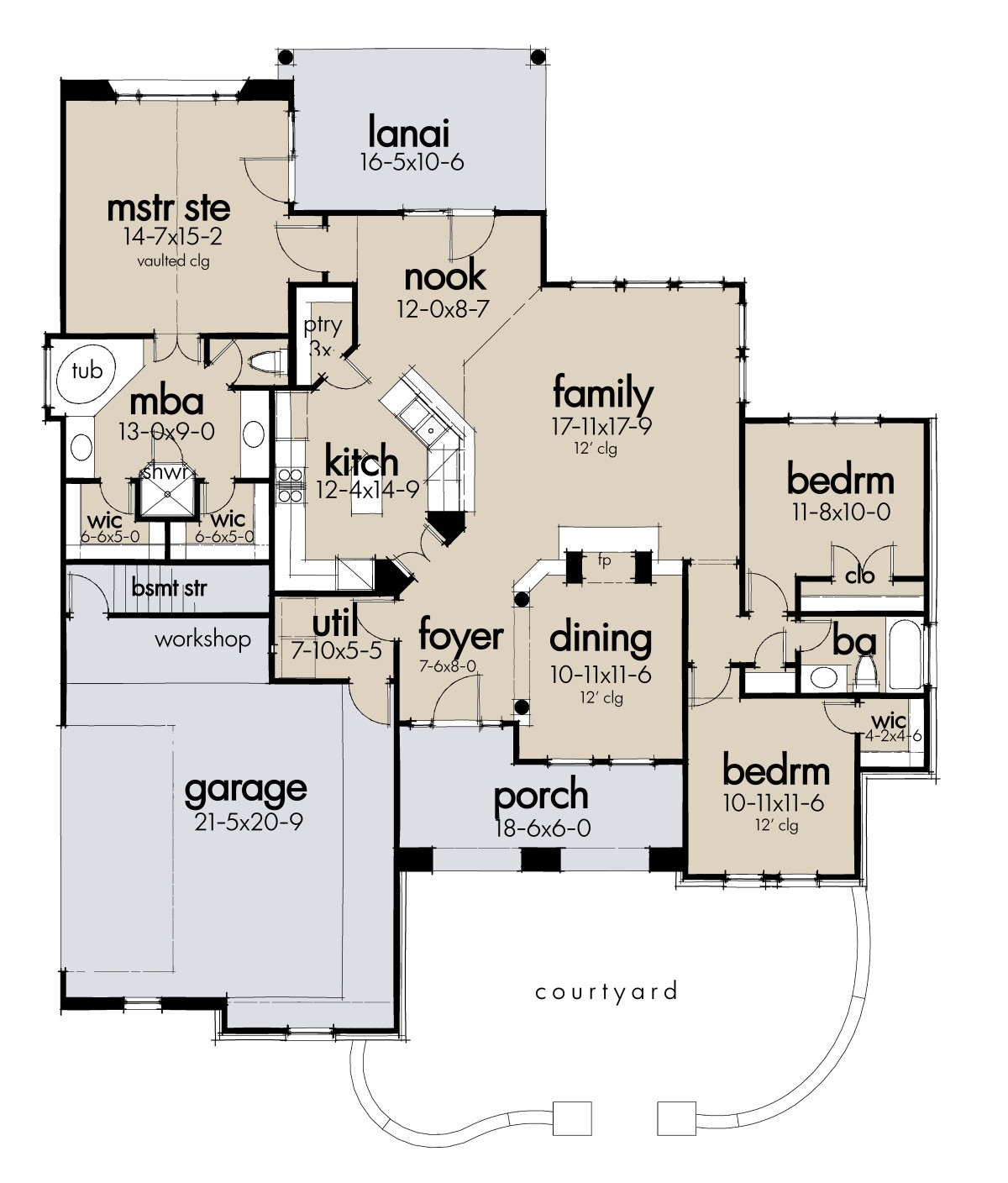 3 Bedroom Tuscan Style House Plan 1780 San Saba 3 Bedroom Tuscan Style House Plan 1780 San Saba