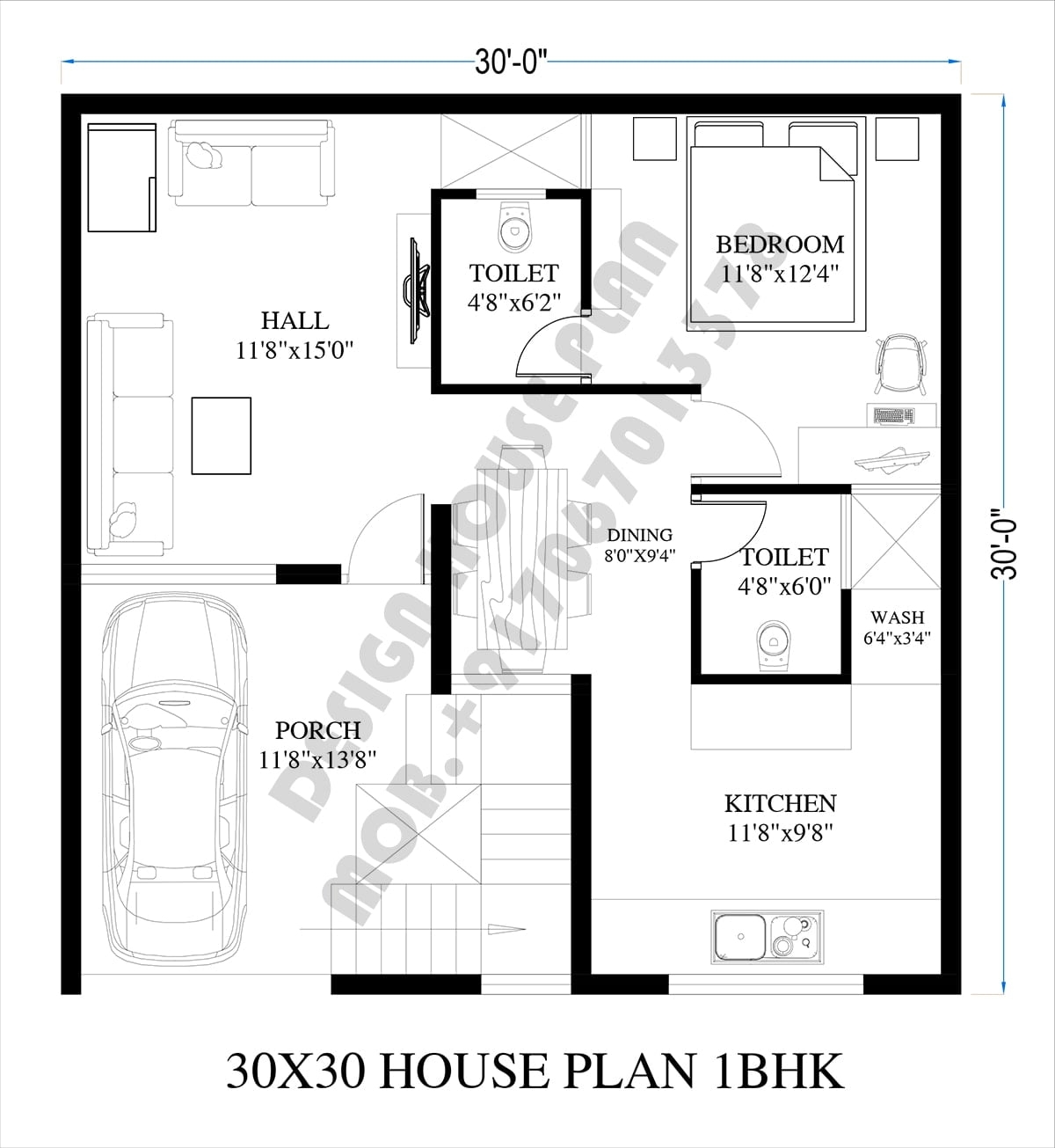 30 30 House Plan East Facing With Vastu 2 Bedroom House Design 30 30 House Plan East Facing With Vastu 2 Bedroom House Design