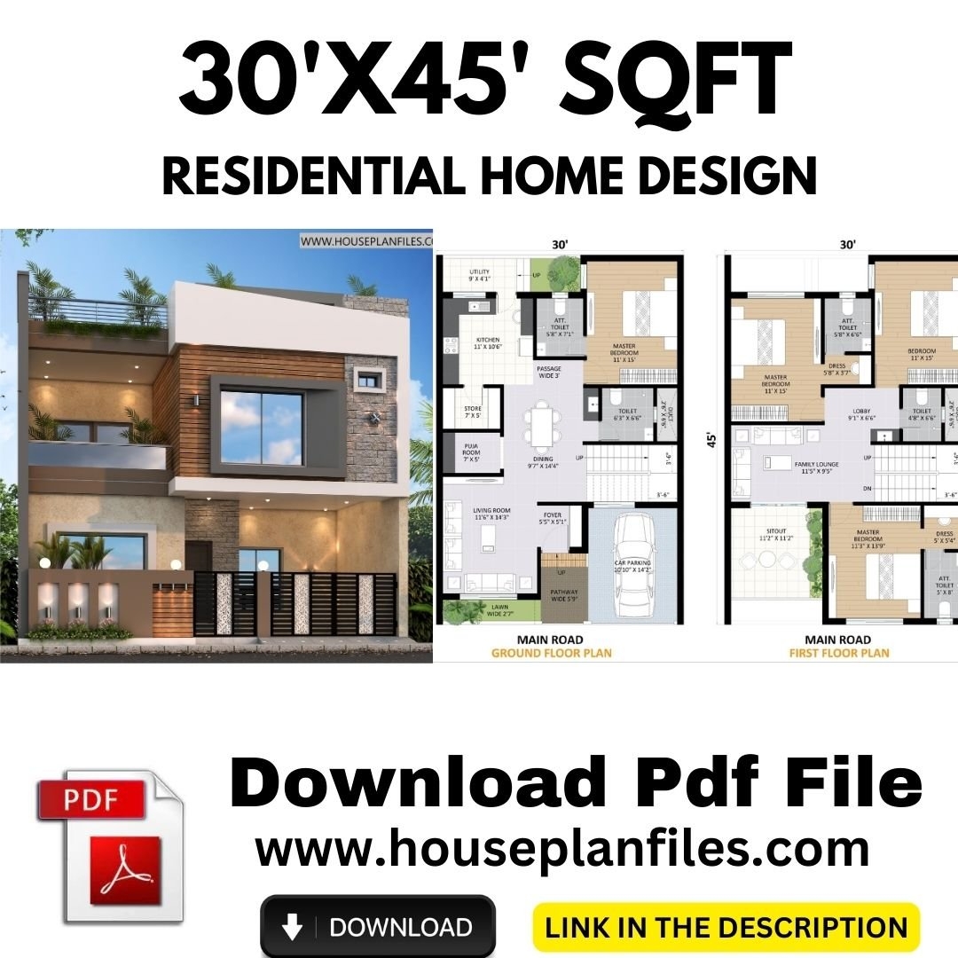 30 By 45 4 Bedroom House Design 30 By 45 4 Bedroom House Design