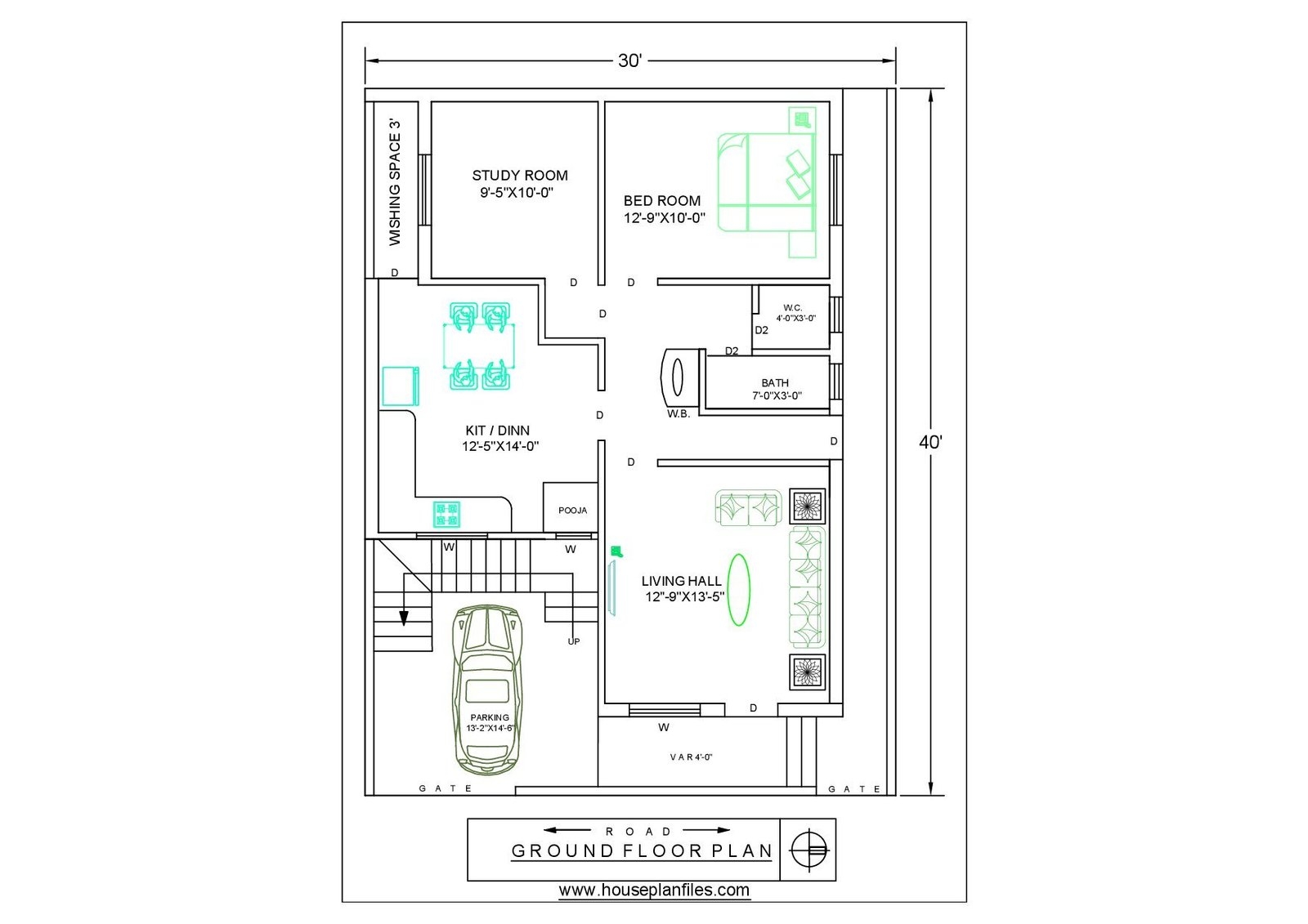 30x40 House Floor Plans House Plan Files 30x40 House Floor Plans House Plan Files