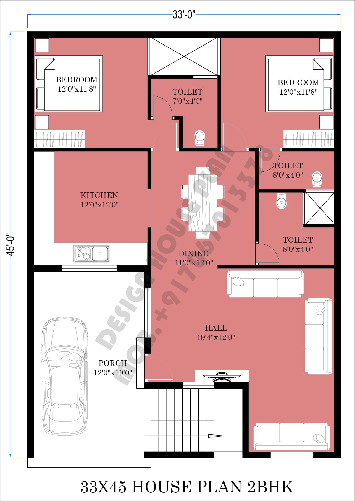 33 45 House Plan North Facing Design House Plan 33 45 House Plan North Facing Design House Plan