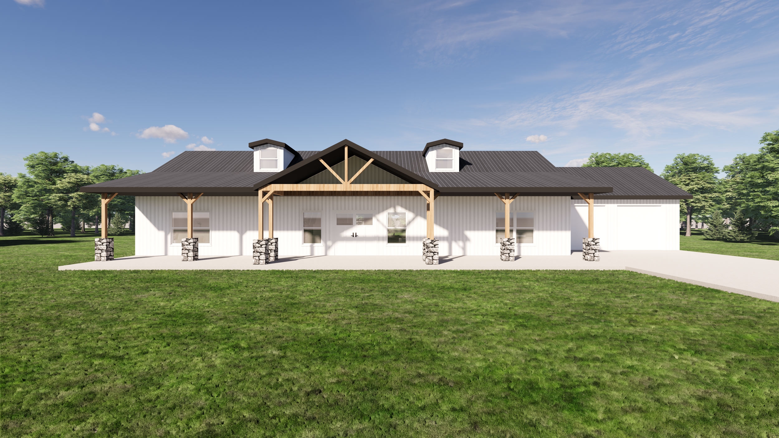 4 Bedroom Barn House Plan 4 Bedroom Barn House Plan